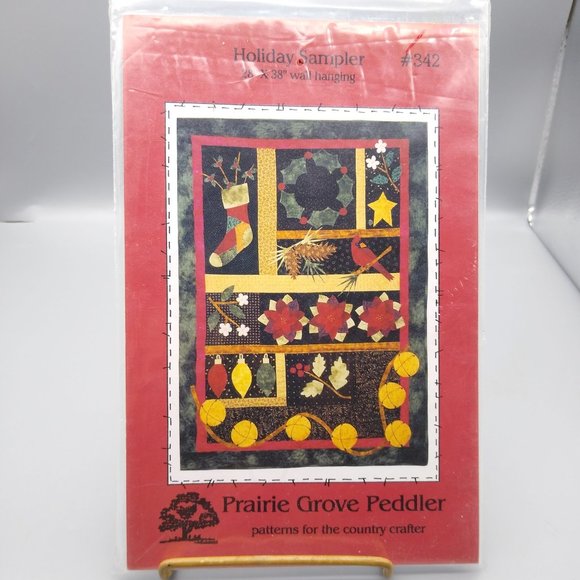 UNUSED Holiday Sampler Sewing Patterns Kit, 2003 Prairie Grove Peddler, Vintage - Picture 2 of 3
